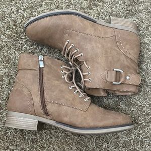 Brown ankle boots